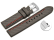 Quick release Watch band HighTech textile look grey red and black stitching 20mm 22mm 24mm 26mm