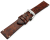 Vintage style watch strap dark brown 18mm 20mm 22mm 24mm