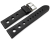 Watch strap perforated Berlin Genuine leather Soft Vintage black 18mm 20mm 22mm