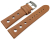 Watch strap perforated Berlin Genuine leather Soft Vintage light brown 18mm 20mm 22mm