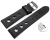Quick release Watch Strap perforated Berlin Genuine leather Soft Vintage black 18mm 20mm 22mm