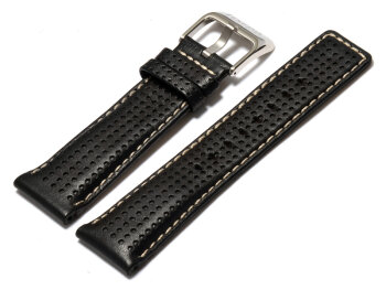 Genuine Festina Replacement Black Leather Watch Strap...