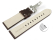 Brown Leather Quick Release Watch Strap Folding Clasp Miami without padding 20mm 22mm 24mm