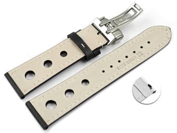 Quick Release Watch Strap Folding Clasp Genuine leather...