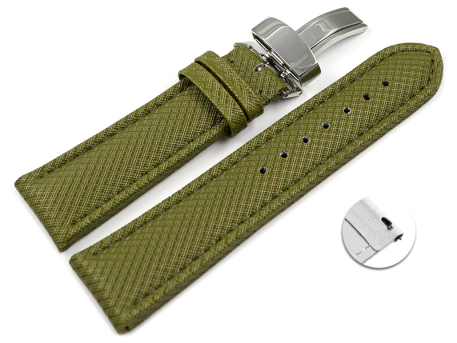 Quick Release Watch Strap padded HighTech textile look...