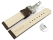 Quick Release Watch Strap deployment Genuine leather Smooth dark brown 18mm 20mm 22mm 24mm
