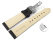 Quick Release Watch Strap Deployment Clasp Genuine leather black 17mm 19mm 20mm 21mm 22mm 23mm