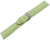 Watch strap deployment padded leather Smooth pistachio 18mm 20mm 22mm 24mm