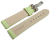 Watch strap deployment padded leather Smooth pistachio 18mm 20mm 22mm 24mm