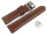 Light BrownLeather Watch Strap Quick Release Butterfly Clasp Miami without padding 20mm 22mm 24mm 26mm