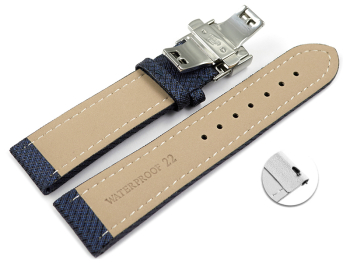 Quick Release Watch strap padded HighTech textile look...