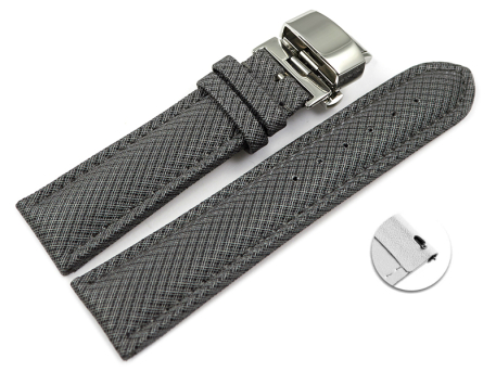 Quick Release Watch strap padded HighTech textile look...