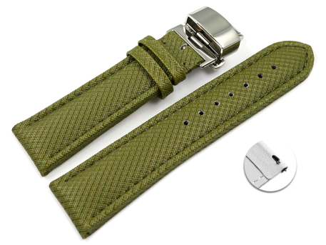 Quick Release Watch strap padded HighTech textile look...