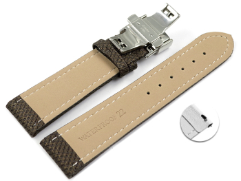 Quick Release Watch strap padded HighTech textile look...