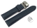Quick Release Watch strap Butterfly buckle strong padded Deer Leather dark blue Soft and very flexible 18mm 20mm 22mm 24mm