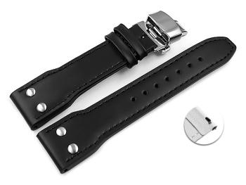 Quick Release Watch strap Butterfly Genuine leather...