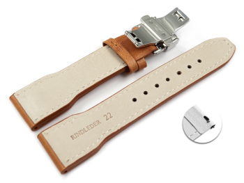 Quick Release Watch strap Butterfly Genuine leather...