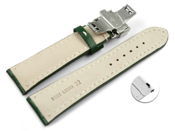 Quick Release Watch strap Butterfly Genuine leather...