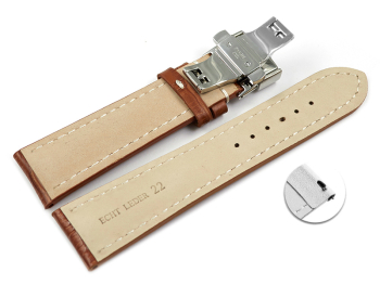 Quick Release Watch strap Butterfly Genuine leather...
