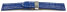 Quick Release Watch strap Butterfly Genuine leather croco print blue 18mm 20mm 22mm 24mm 26mm 28mm