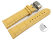 Quick Release Watch strap Butterfly Genuine leather croco print yellow 18mm 20mm 22mm 24mm 26mm 28mm