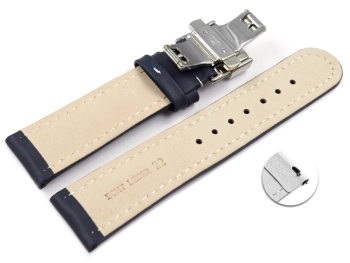 Quick Release Watch strap Butterfly Genuine leather...