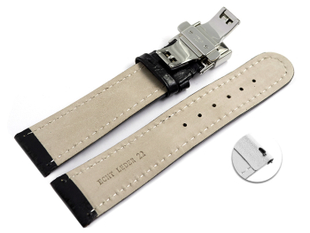 Quick Release Watch strap Butterfly Genuine leather Bark...