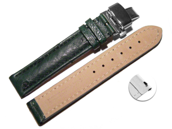 Quick Release Watch strap Butterfly Genuine Ostrich...