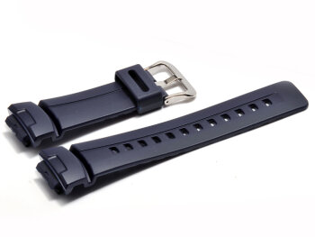 Genuine Casio Dark Blue Resin Replacement Watch Strap f. G-2400, G-2110, G-2310, G-100