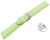 Quick release Watch strap deployment padded leather Smooth pistachio wN 18mm 20mm 22mm 24mm