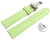 Quick release Watch strap deployment padded leather Smooth pistachio wN 18mm 20mm 22mm 24mm