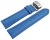 Watch Strap Butterfly Genuine leather smooth blue 18mm 20mm 22mm 24mm 26mm 28mm