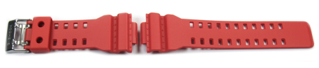 Genuine Casio Replacement Red Resin Watch strap for GA-110FC, GA-100B