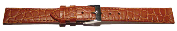 Watch strap - genuine leather - Safari - brown
