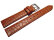 Watch strap - genuine leather - Safari - brown 12mm 14mm 16mm 18mm 20mm 22mm