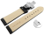 Quick Release Watch strap Butterfly Genuine leather smooth black wN 18mm 20mm 22mm 24mm 26mm 28mm