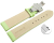 Quick Release Watch strap Butterfly Genuine leather smooth pistachio 18mm 20mm 22mm 24mm 26mm 28mm