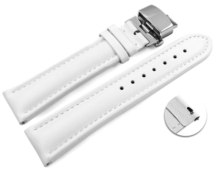 Quick Release Watch strap Butterfly Genuine leather...