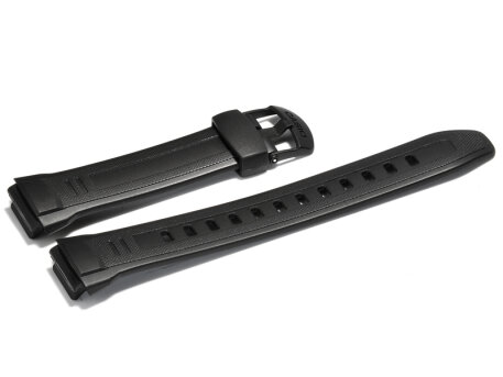 Watch strap Casio for  W-212H, rubber, black