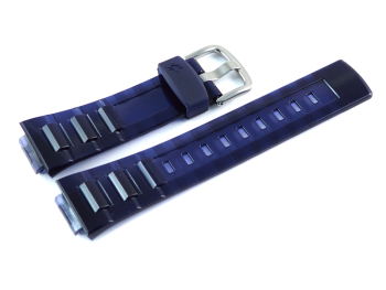 Shiny Blue Resin Watch Strap Casio for BGA-114-2, BGA-114