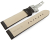 Watch Strap Deployment Genuine leather Grained dark brown 18mm 20mm 22mm 24mm
