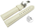 Quick Release Watch Strap Deployment Clasp Genuine leather Grained creme 18mm 20mm 22mm 24mm