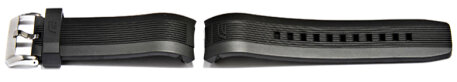 Genuine Casio Black Resin Watch Strap for EQW-M600C-1A, EQW-M600C, EQS-500C, ERA-200B