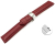 Quick Release Watch Strap Butterfly Leather Grained bordeaux TiT 18mm 20mm 22mm 24mm 26mm 28mm