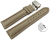 Quick Release Watch Strap Butterfly Leather Grained Taupe TiT 18mm 20mm 22mm 24mm 26mm 28mm