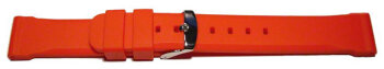 Watch strap - extra strong - Silicone - red