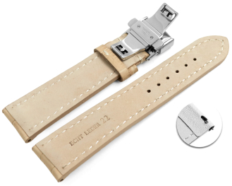 Quick Release Watch strap Butterfly Genuine leather...