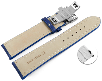 Quick Release Watch strap Butterfly Genuine leather...