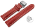 Quick Release Watch strap Butterfly Genuine leather strong padded Croco red 18mm 20mm 22mm 24mm