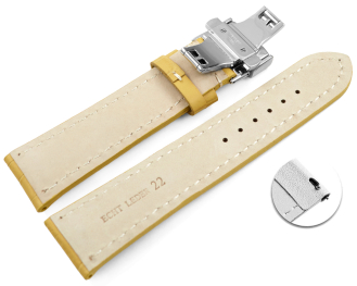 Quick Release Watch strap Butterfly Genuine leather...